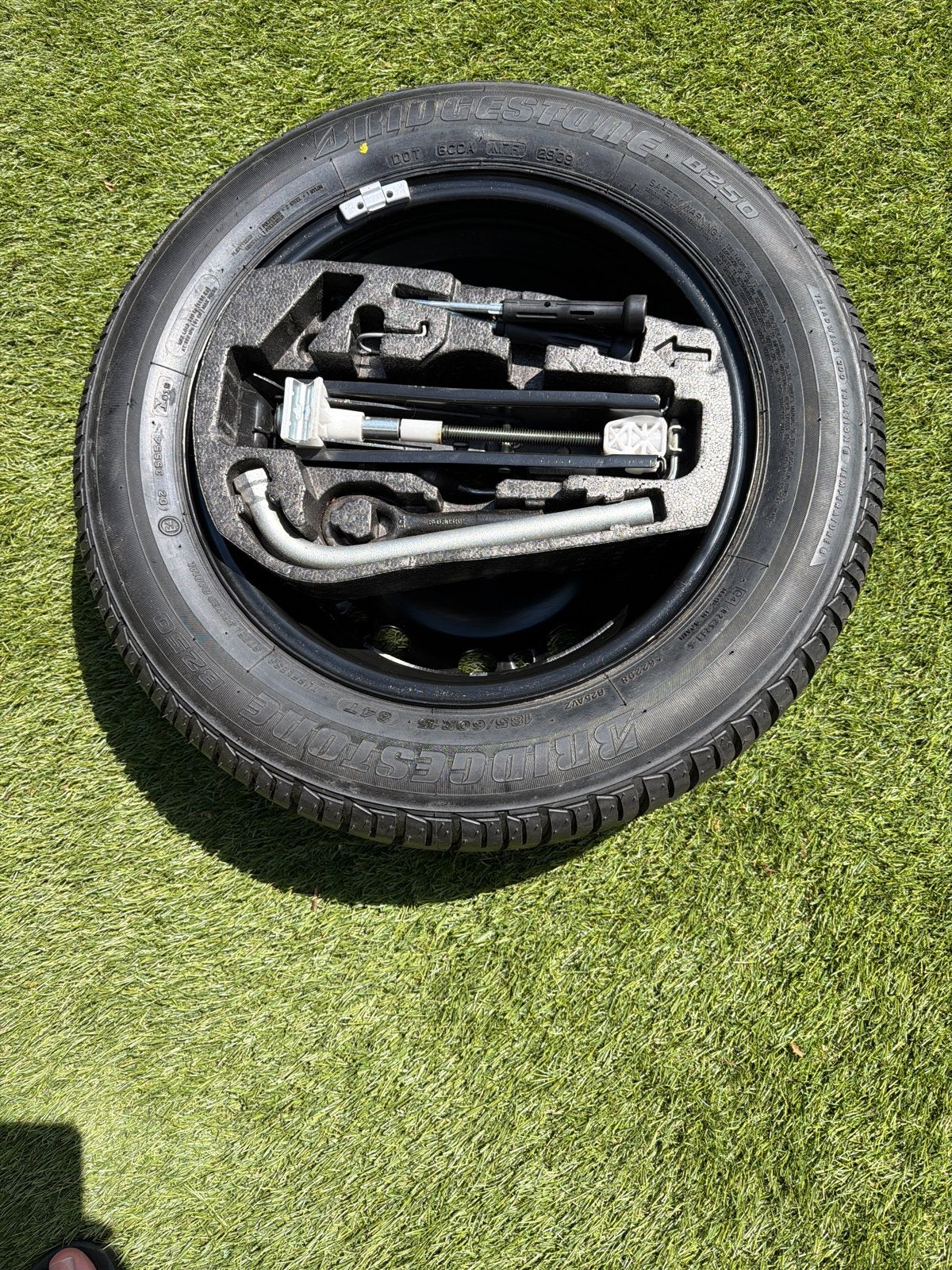 Volkswagen Bridgestone reservewiel steekmaat 5x100 185/60/15, Ophalen of Verzenden, Nieuw