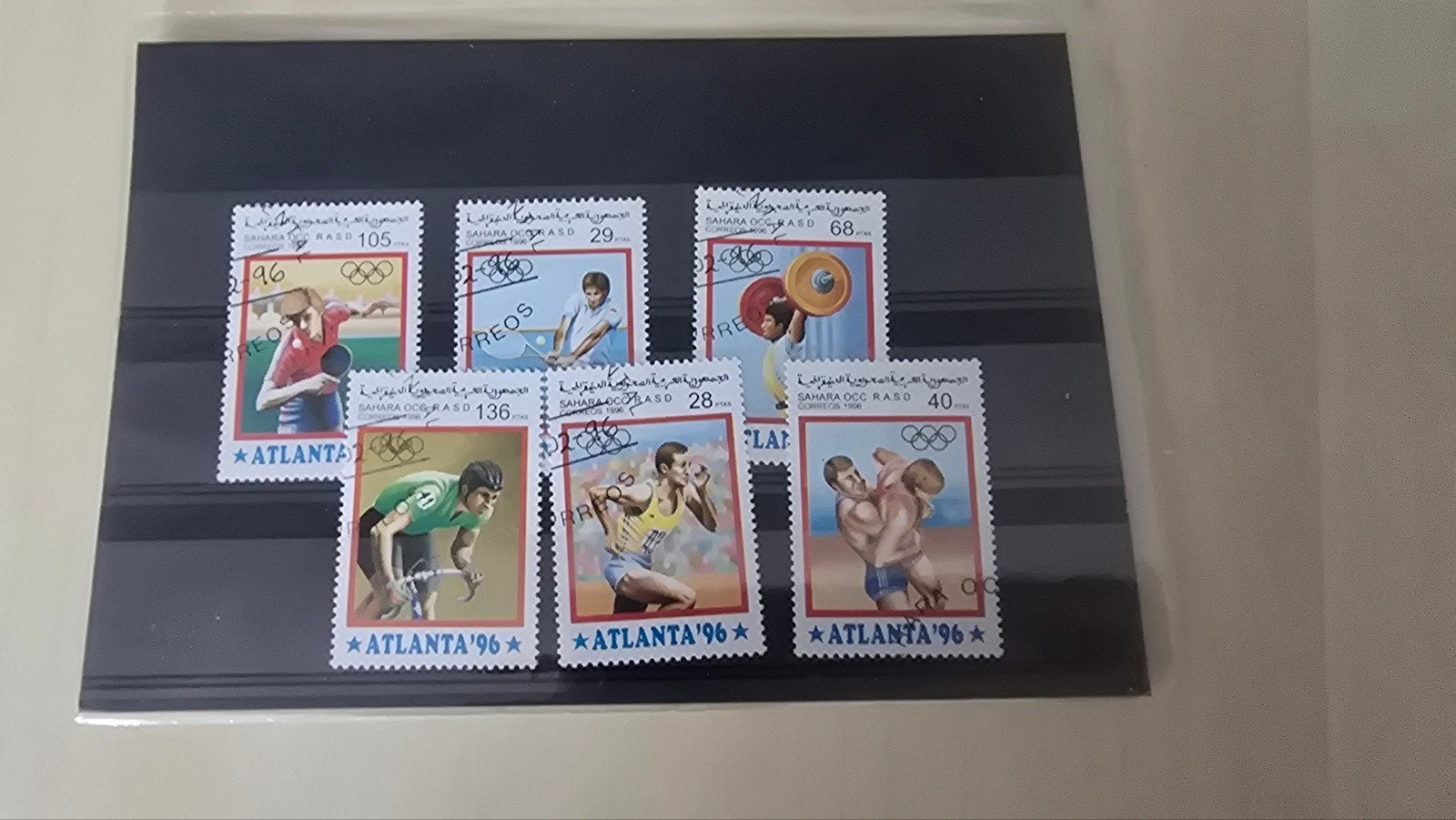 Postzegels Atlanta '96 Olympische Spelen, Ophalen of Verzenden, Gestempeld