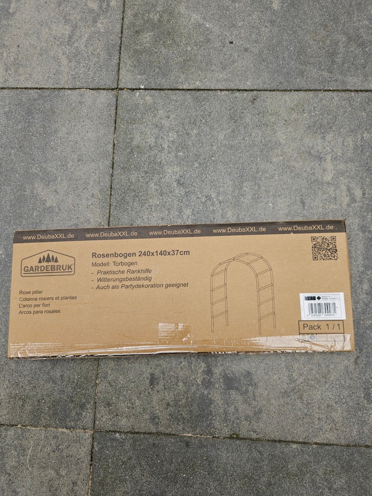 DeubaXXL Rozenboog 240x140x37cm - Rankhulp & Decoratie, Ophalen of Verzenden