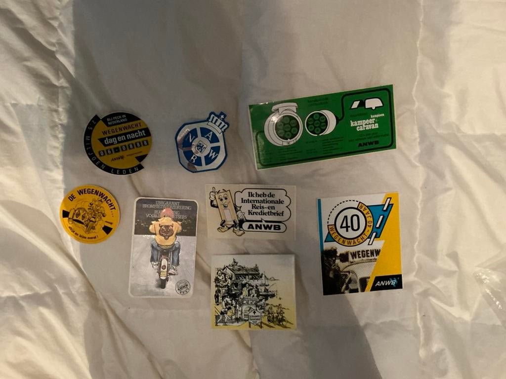 Stickers ANWB, Ophalen of Verzenden, Zo goed als nieuw