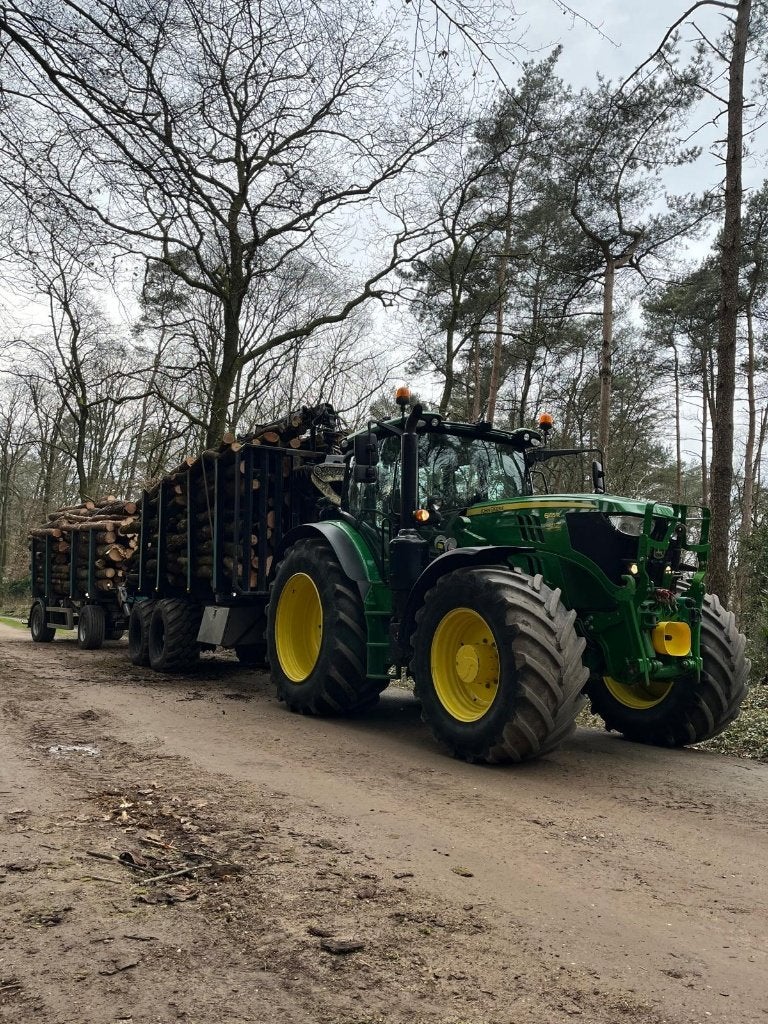 John Deere 6155R met originele nieuwe voorlader, Gebruikt, 2500 tot 5000, Meer dan 160 Pk, Ophalen
