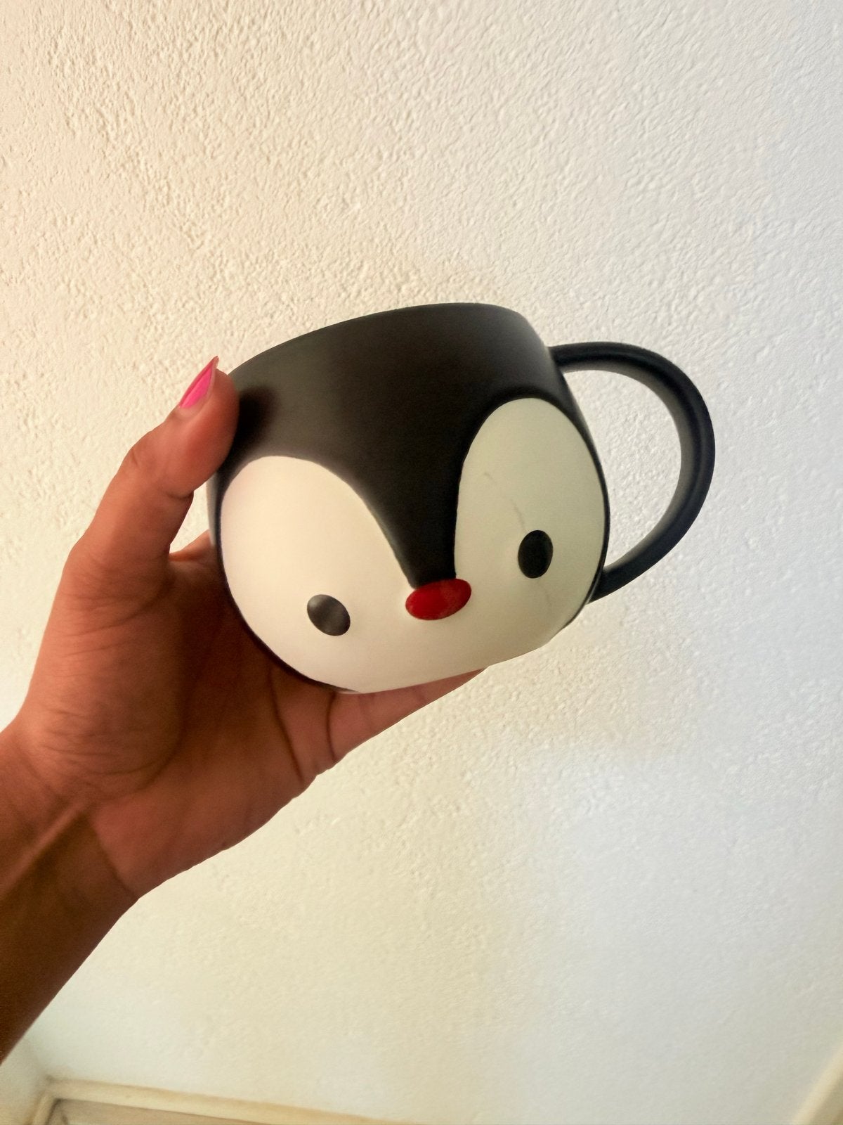 Starbucks Pinguïn Mok - Zo goed als nieuw, Ophalen, Overige typen, Zo goed als nieuw, Zwart