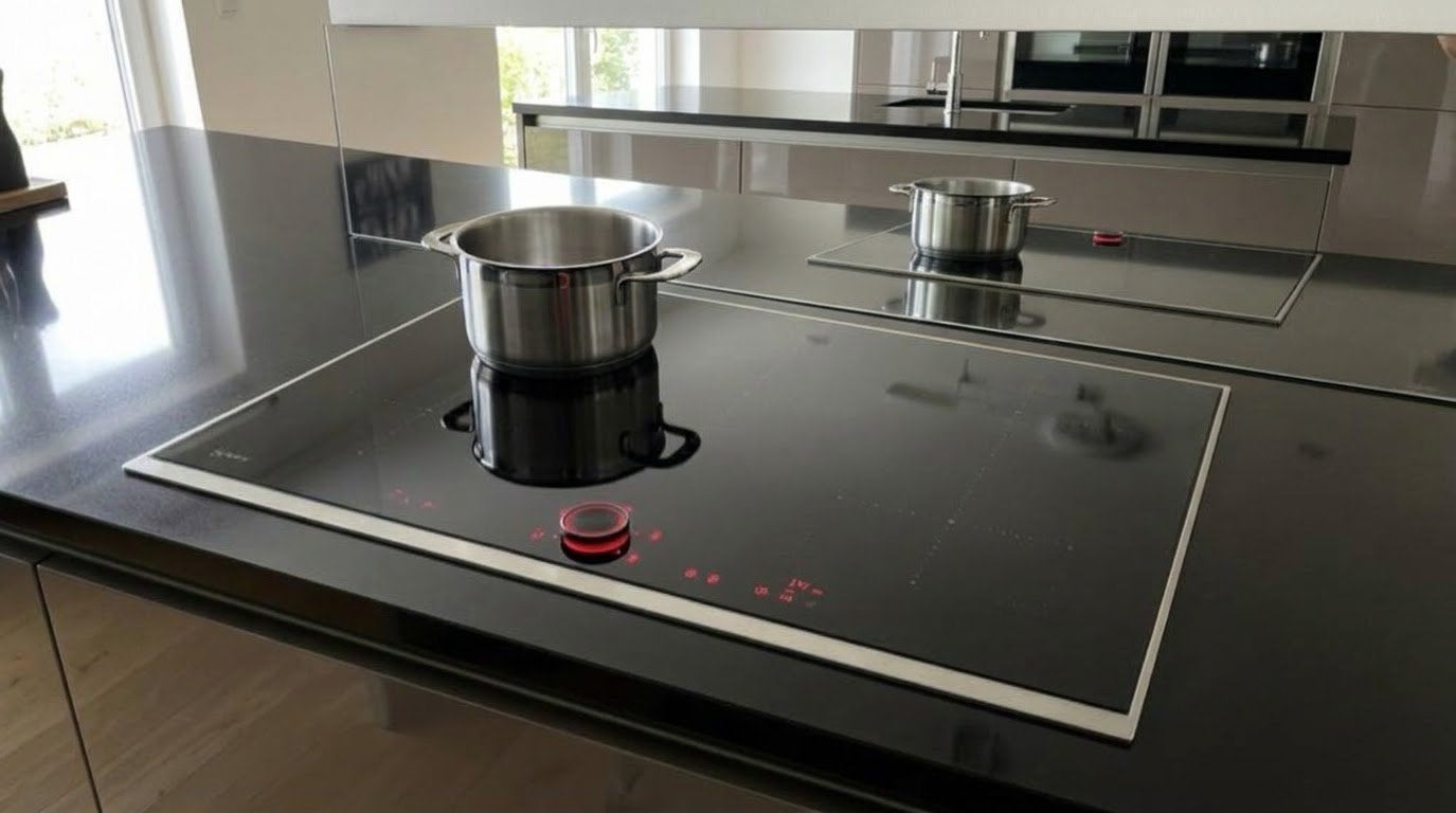 Neff inductie kookplaat 80 cm in nieuw staat, Witgoed en Apparatuur, Ophalen, Zo goed als nieuw, Inbouw, Inductie