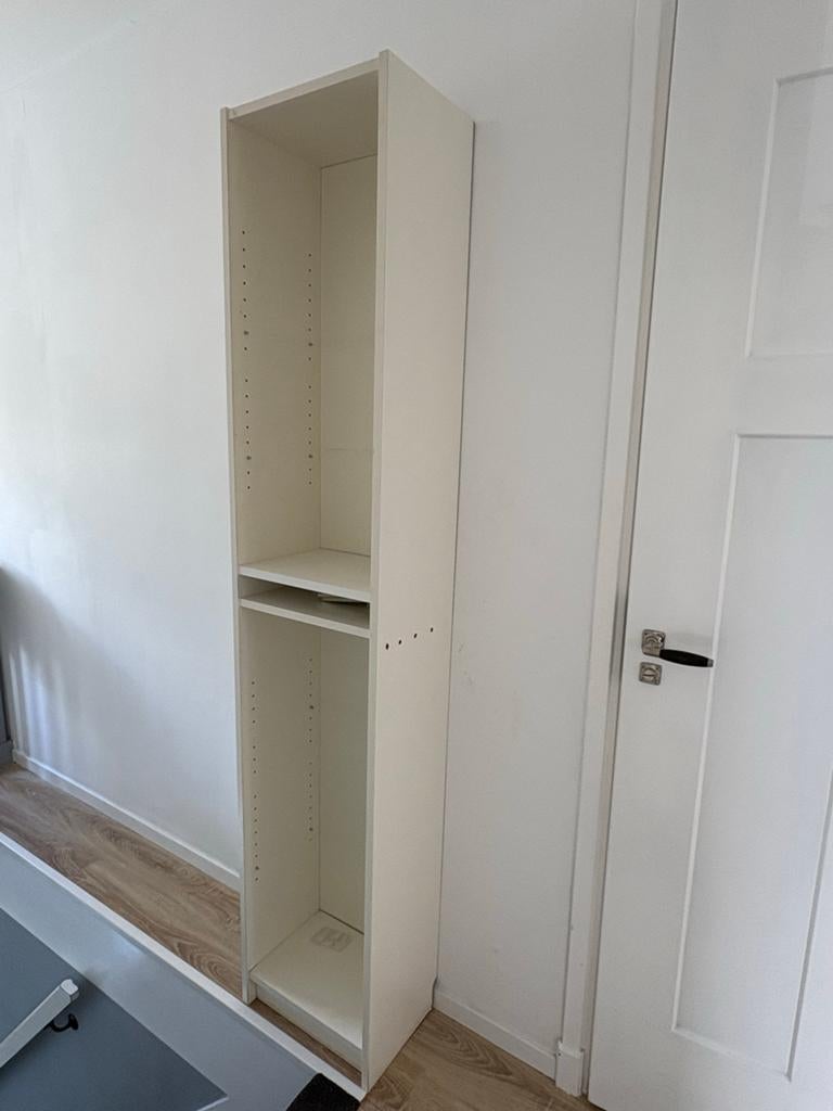 Hoge witte boekenkast Billy Ikea, Ophalen, Met plank(en), Minder dan 50 cm, 200 cm of meer