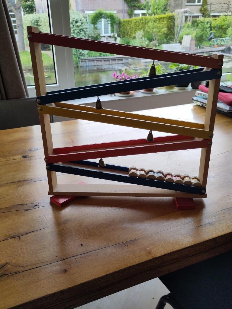 Knikkerbaan Hout, Kinderen en Baby's, Speelgoed | Houten speelgoed, Ophalen, Gebruikt, Rij- of Hobbelspeelgoed