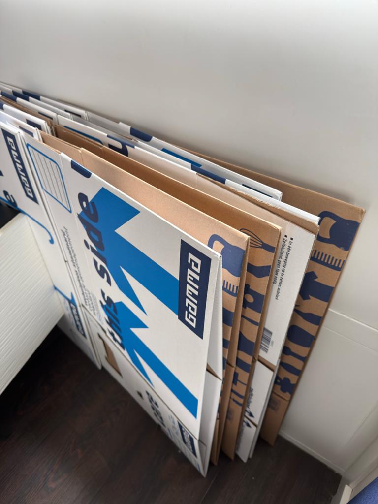 15 Verhuisdozen (3x Action, 12x Gamma) - Spijkenisse, Ophalen, Doos, Opvouwbaar, Minder dan 35 cm