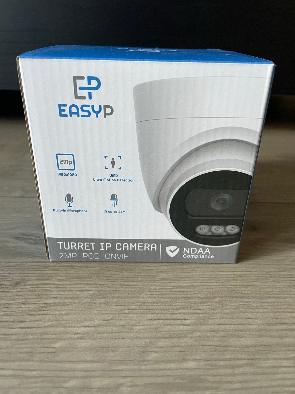 EasyP EP-IPT210A-2 Turret IP Camera 2MP PoE ONVIF, Ophalen of Verzenden, Nieuw, Buitencamera