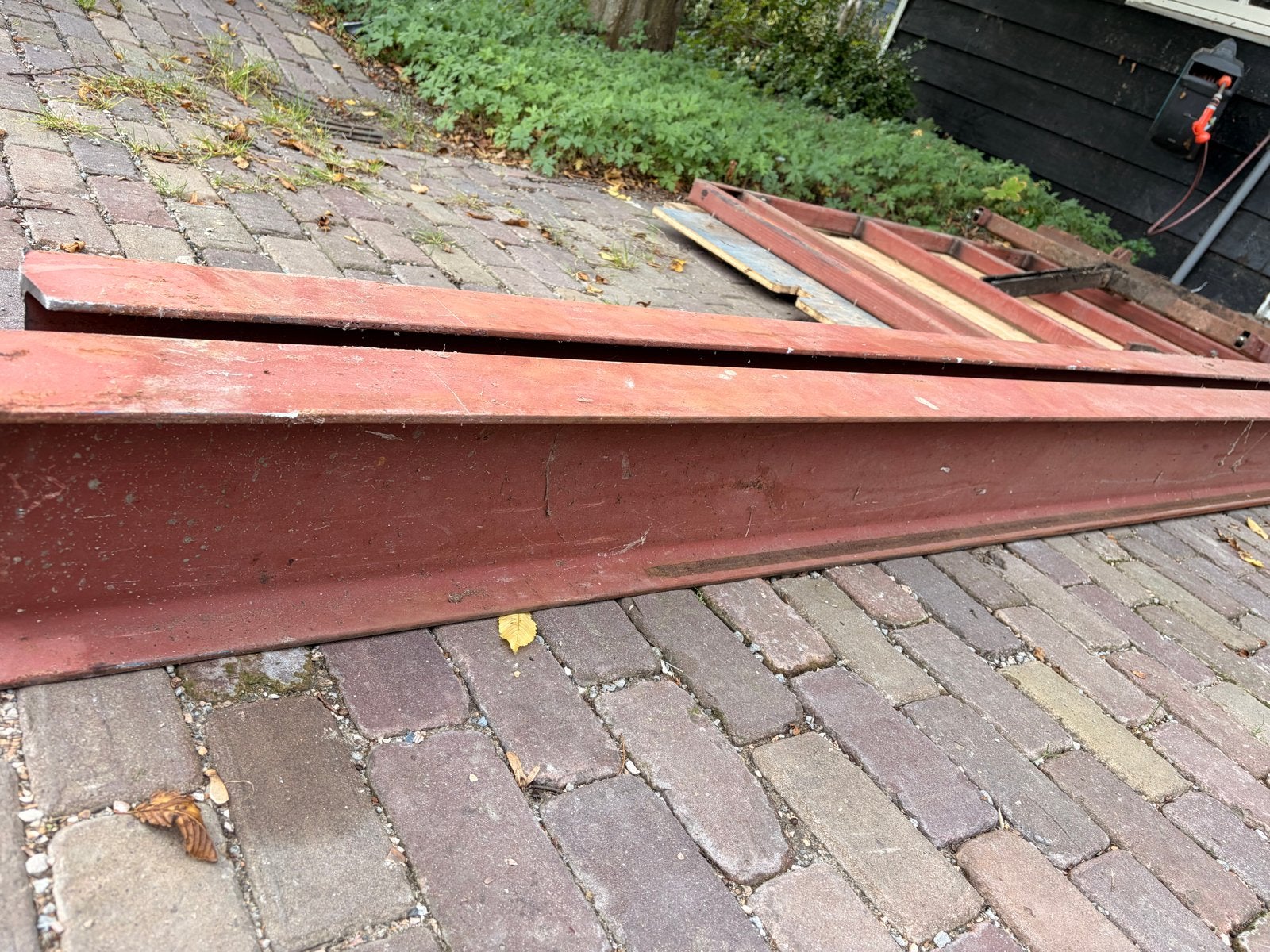 2x IP 200 profielen, 5300 mm lang, Doe-het-zelf en Verbouw, Ophalen, Gebruikt, IJzer
