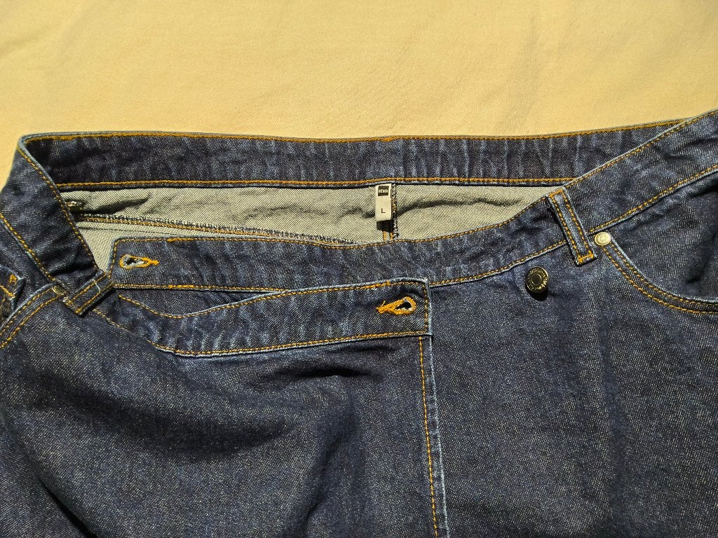 spijkerrok, Kleding | Dames, Rokken, Ophalen, Blauw, Maat 42/44 (L), Zo goed als nieuw