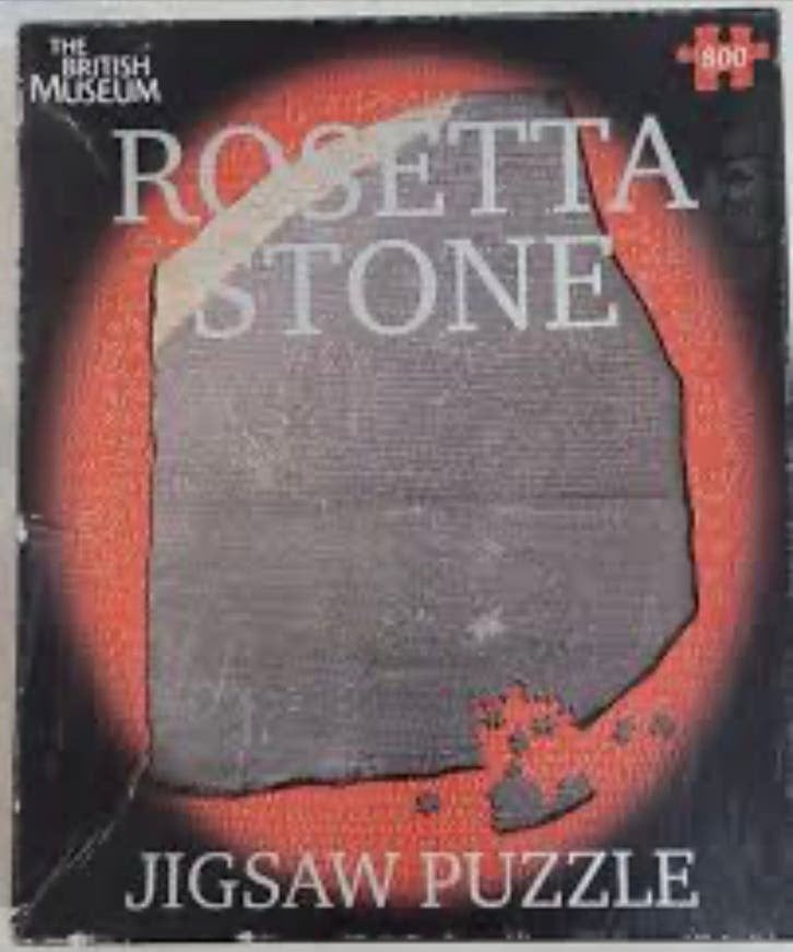 Uitdagende Rosetta Stone Puzzel 800 stukjes (British Museum), Ophalen of Verzenden