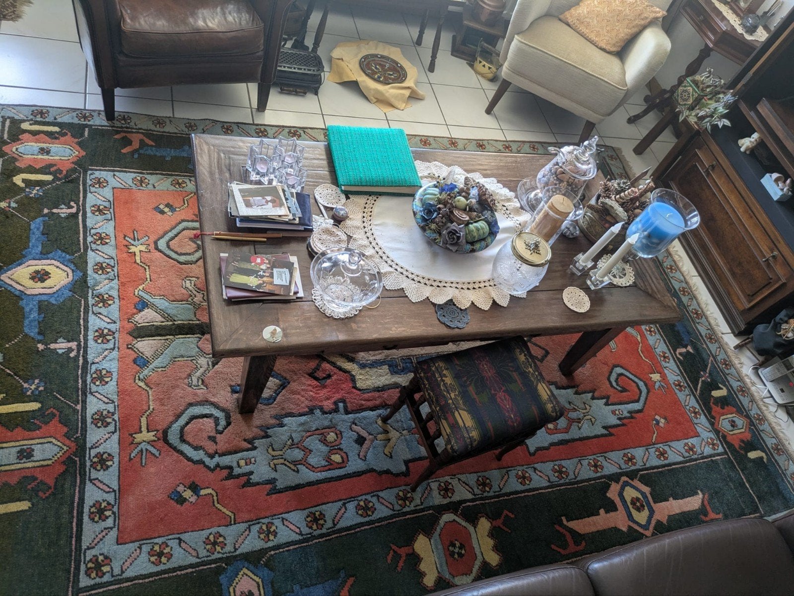 Perzisch vloerkleed - 2.80 x 2.00 m, Ophalen, Gebruikt, Blauw, 200 cm of meer