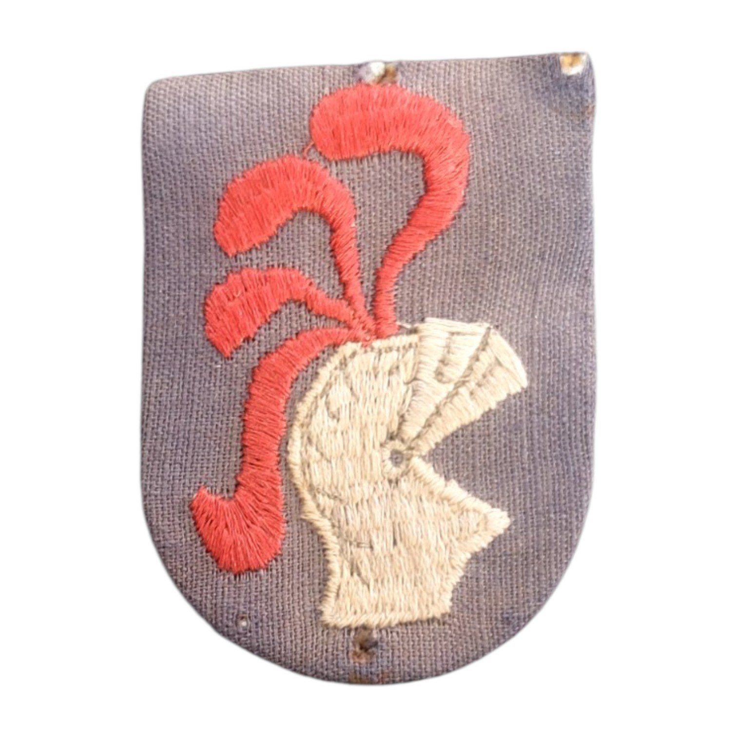 Stoffen Mouwembleem U Brigade (Indië), Ophalen of Verzenden, Landmacht, Nederland, Embleem of Badge