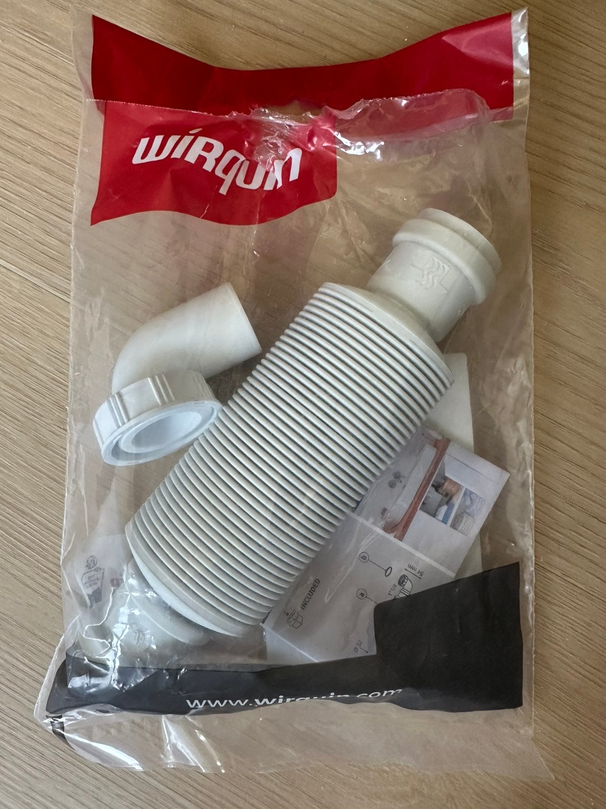 Wirquin Senzo sifon 32mm, Ophalen, Nieuw, 20 tot 40 mm, Minder dan 2 meter