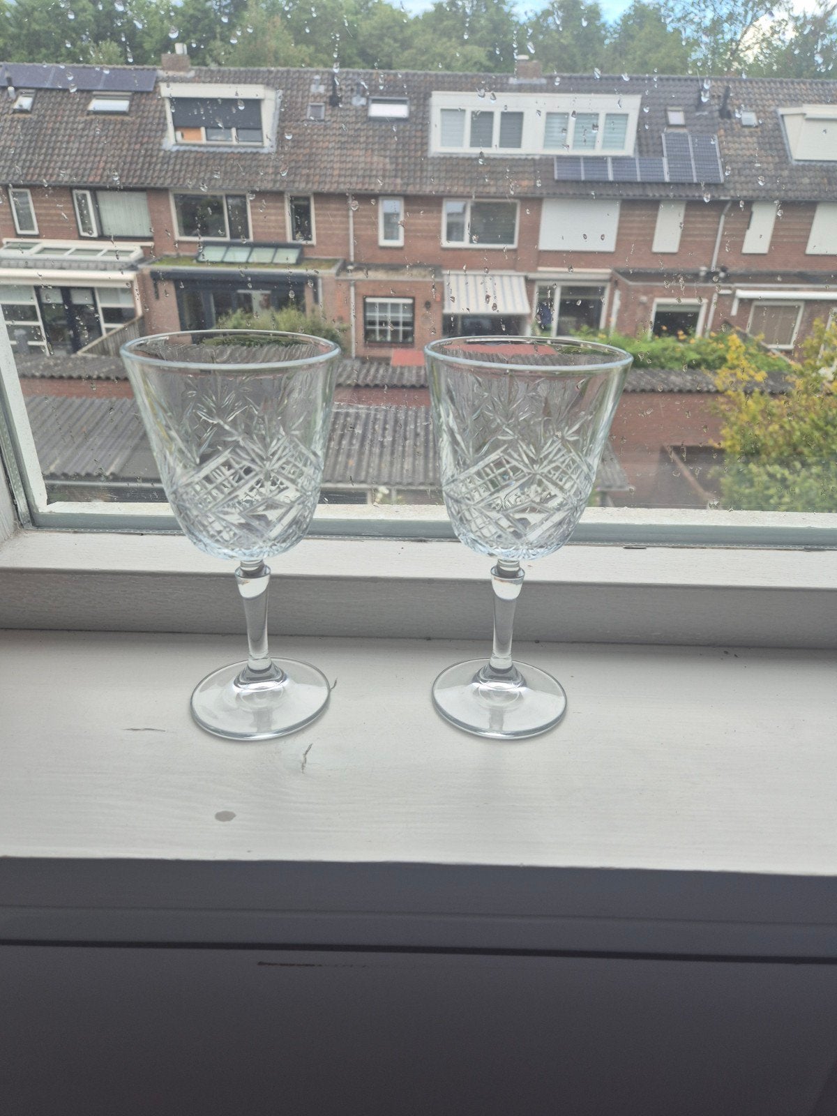 2 wijnglazen, Ophalen, Glas of Glazen, Overige stijlen, Glas