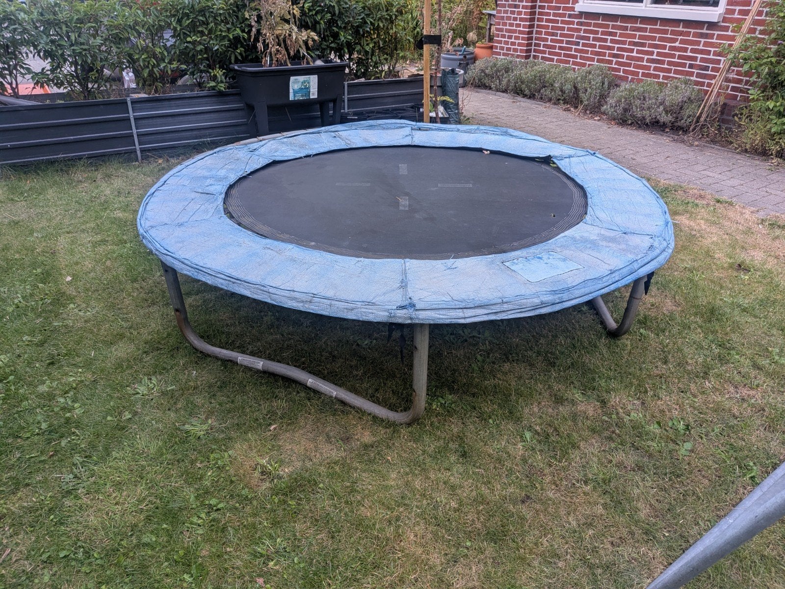 Trampoline met gat in springdoek, Ophalen of Verzenden, Gebruikt