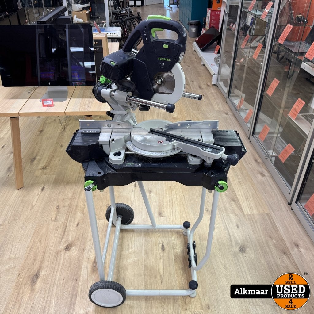 Festool KS 60 E Afkortzaag op onderstel | Nette staat!, Doe-het-zelf en Verbouw, Gereedschap | Zaagmachines, Festool, Zo goed als nieuw