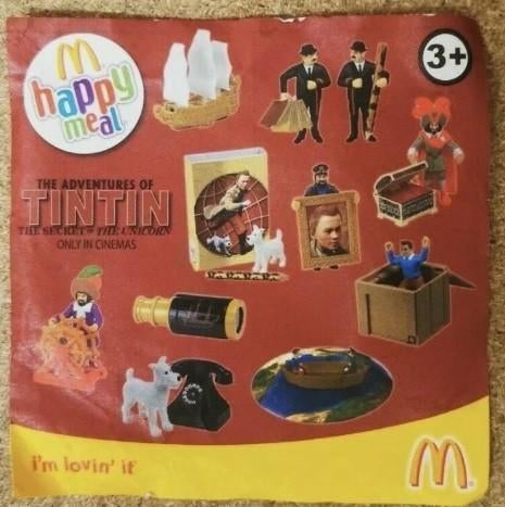 McDonald’s Happy Meal  Tin Tin 10 verschillende, Ophalen of Verzenden, Zo goed als nieuw
