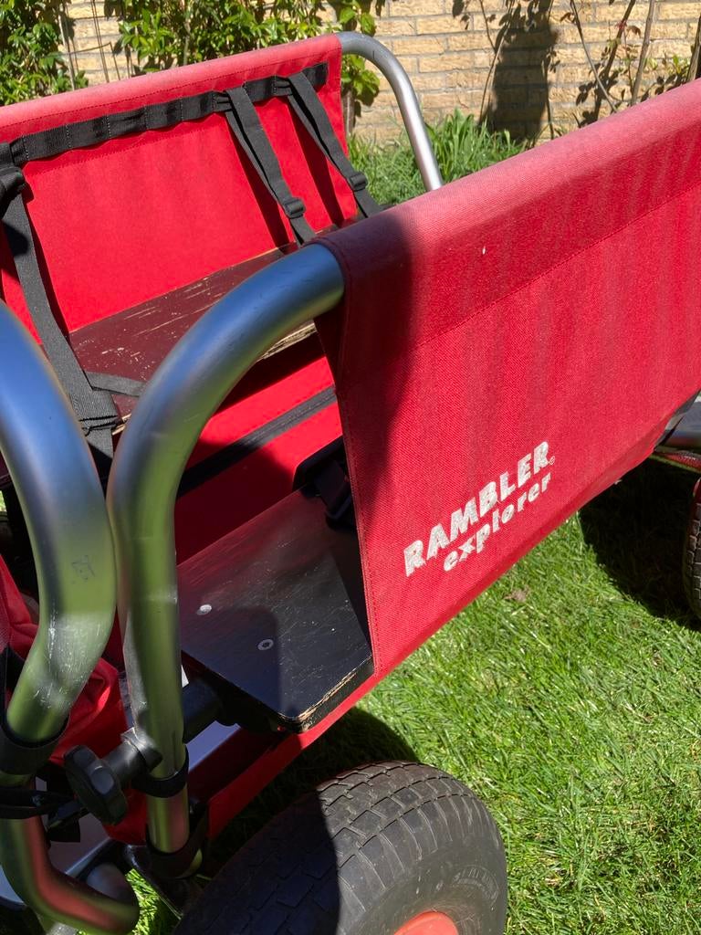Rambler Explorer Bolderwagen / Bolderkar + babyzitje, Ophalen, Gebruikt