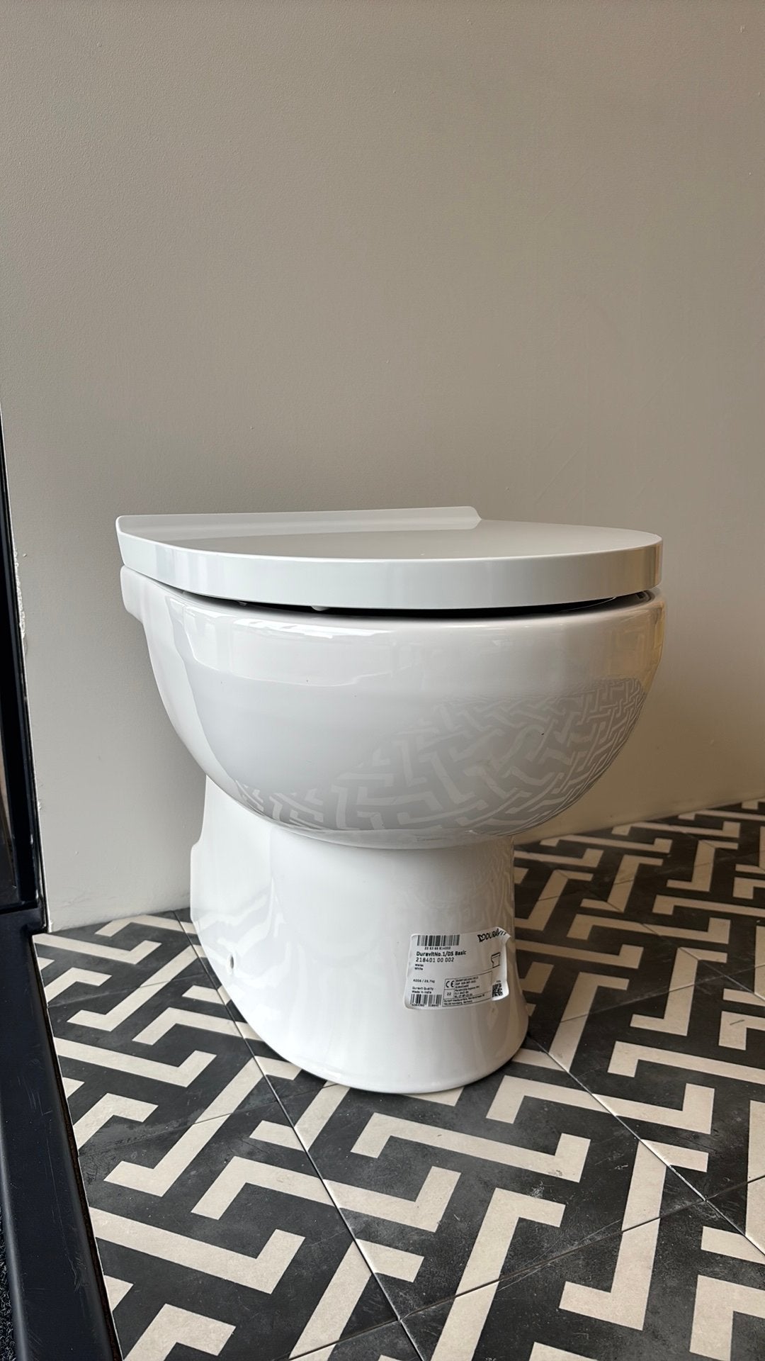Duravit staand closet AO wit rimless, Ophalen, Nieuw