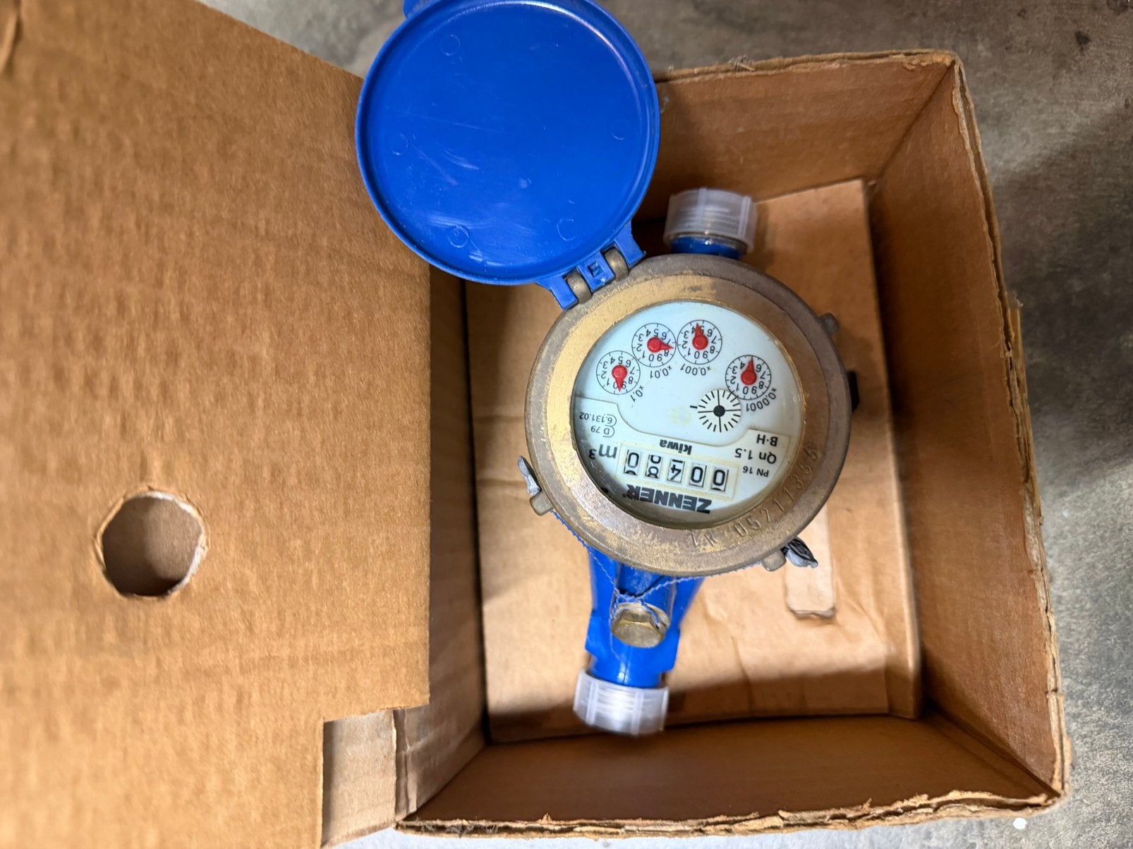 Zenner watermeter nieuw, Ophalen of Verzenden, Nieuw
