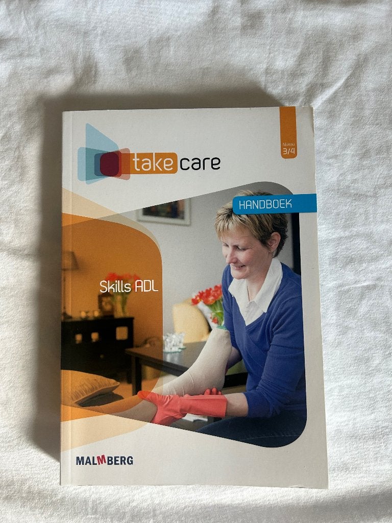 Take care Skills adl, Overige vakken, Malmberg, Ophalen of Verzenden, Zo goed als nieuw
