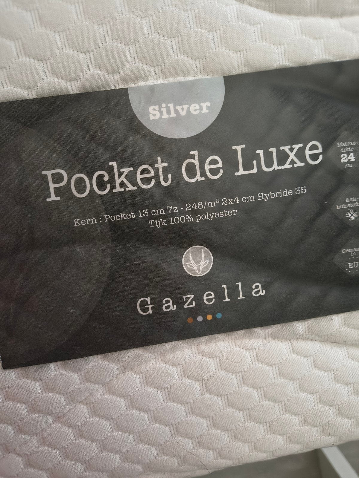 Boxspring dunvik ikea 180 200 met 2 zgn  Swiss Sense matr, Tweepersoons, Ophalen of Verzenden, Zo goed als nieuw, Overige maten