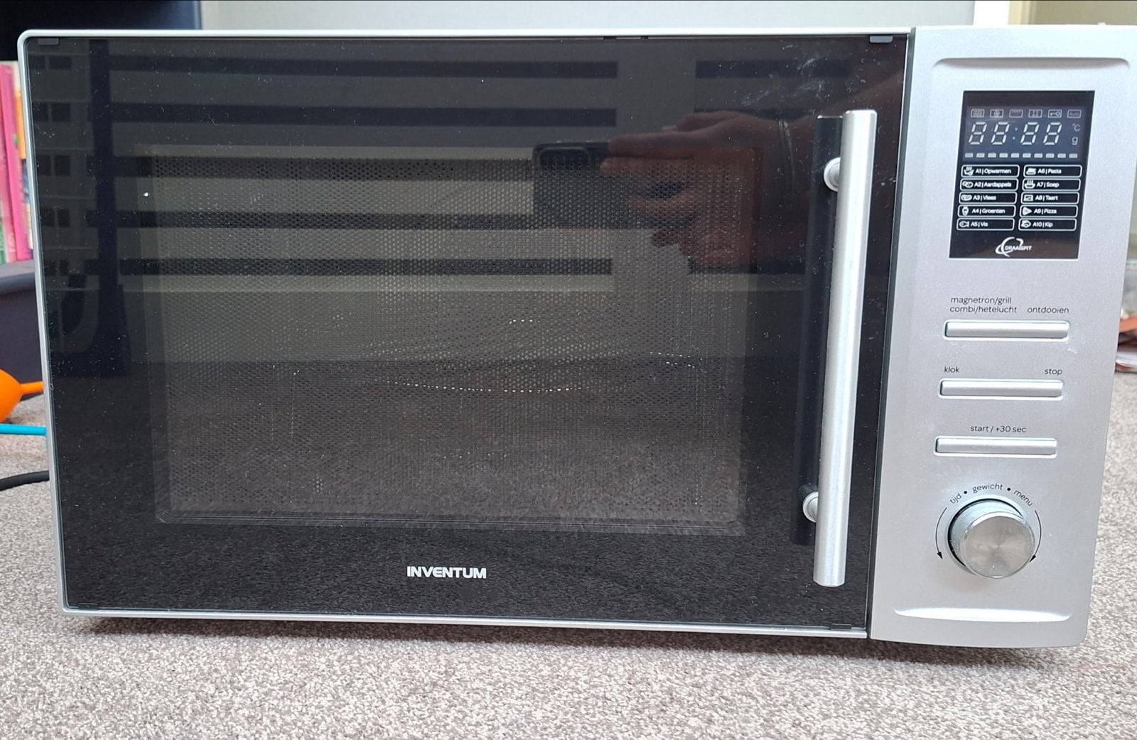 Inventum MN325CS Combimagnetron - Zo goed als nieuw, Ophalen, Combimagnetron, Gebruikt, Grill