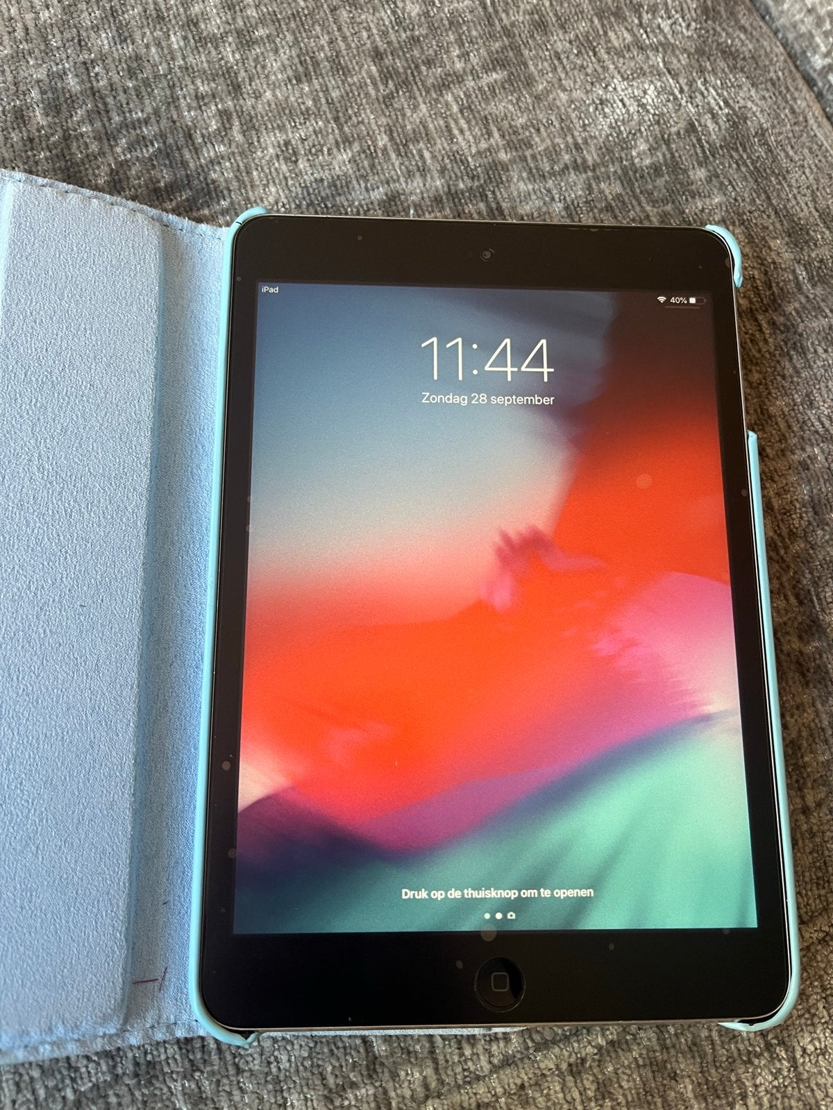 Apple iPad mini 2 16GB Wi-Fi met hoesje, Ophalen, Gebruikt, Grijs, 7 inch of minder
