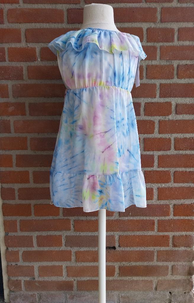 Jurk Kids Star tie-dye maat 98-104 NIEUW, SO, Meisje, Nieuw, Kids Star