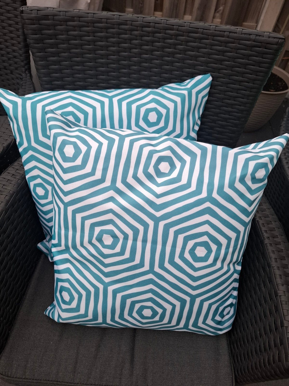 Buitenkussens, Ophalen of Verzenden, Nieuw, Blauw, Vierkant