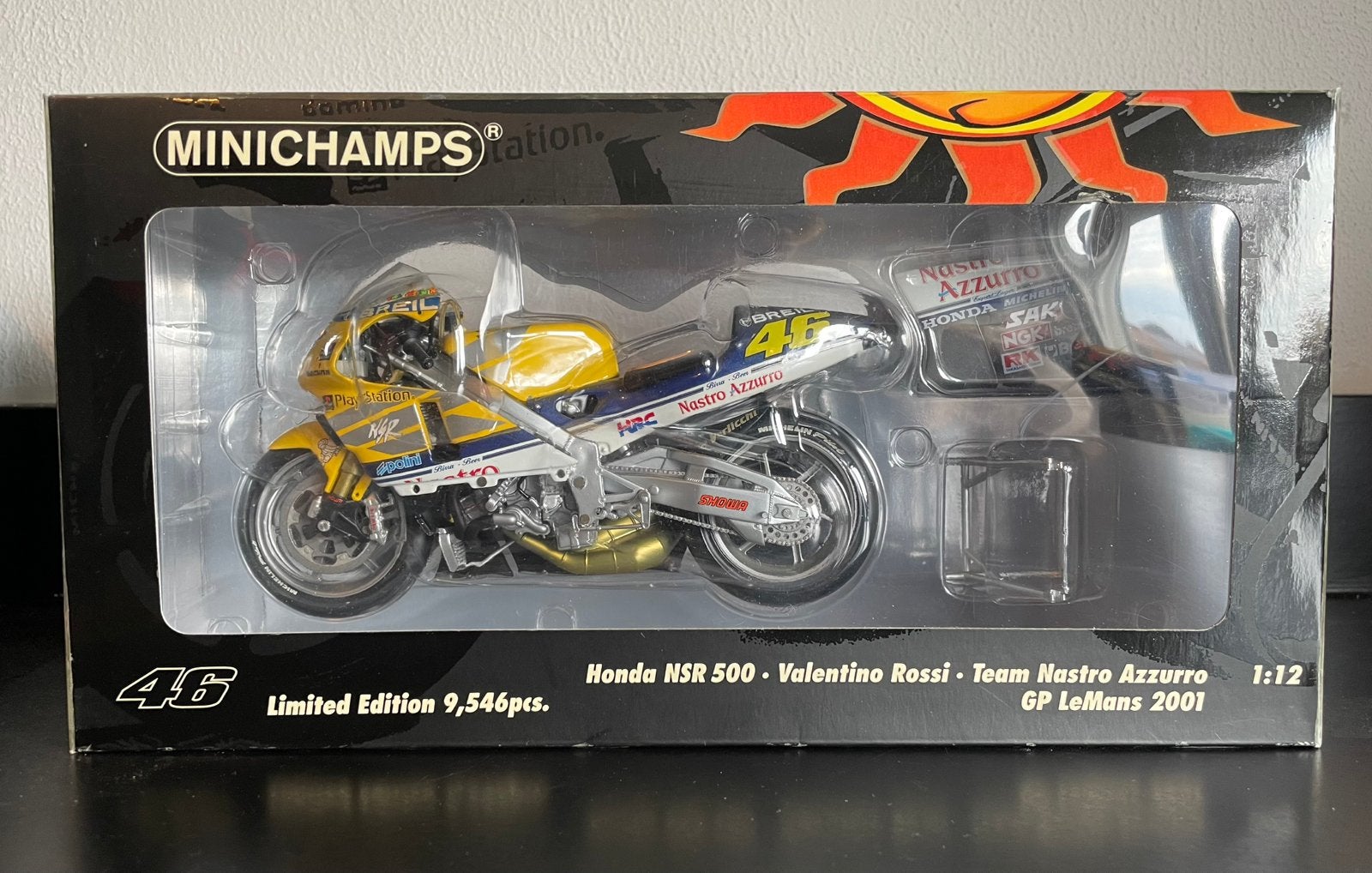 Minichamps Valentino Rossi Limited Edition Le Mans, Ophalen of Verzenden, Nieuw, Motor, MiniChamps