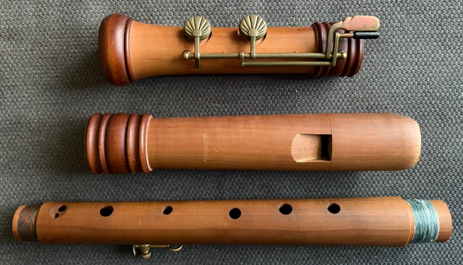 Tenorblokfluit Adri’s Dream Recorder, Verzenden, Zo goed als nieuw, Tenor, Met koffer, hoes of etui