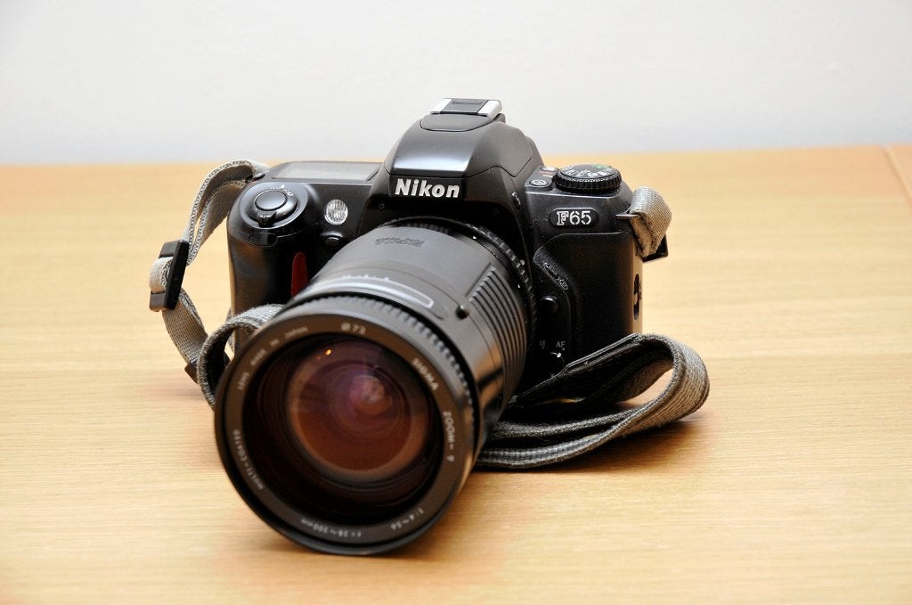 Nikon F65 met Sigma AF 28-200mm lens, Ophalen of Verzenden, Gebruikt, Spiegelreflex, Nikon
