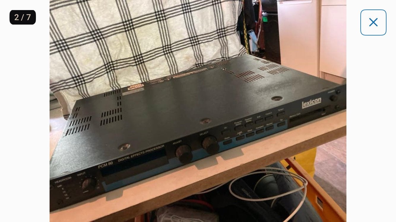Lexicon PCM80 Digital Effects Processor, Verzenden, Gebruikt, Reverb