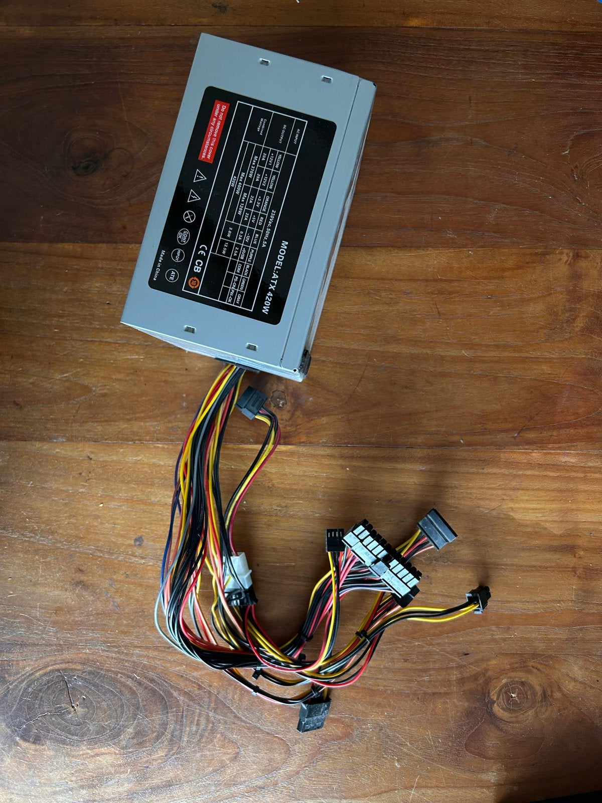 L-ATX 420W ATX Voeding - Goed Werkende PSU, Computers en Software, Verzenden, Gebruikt