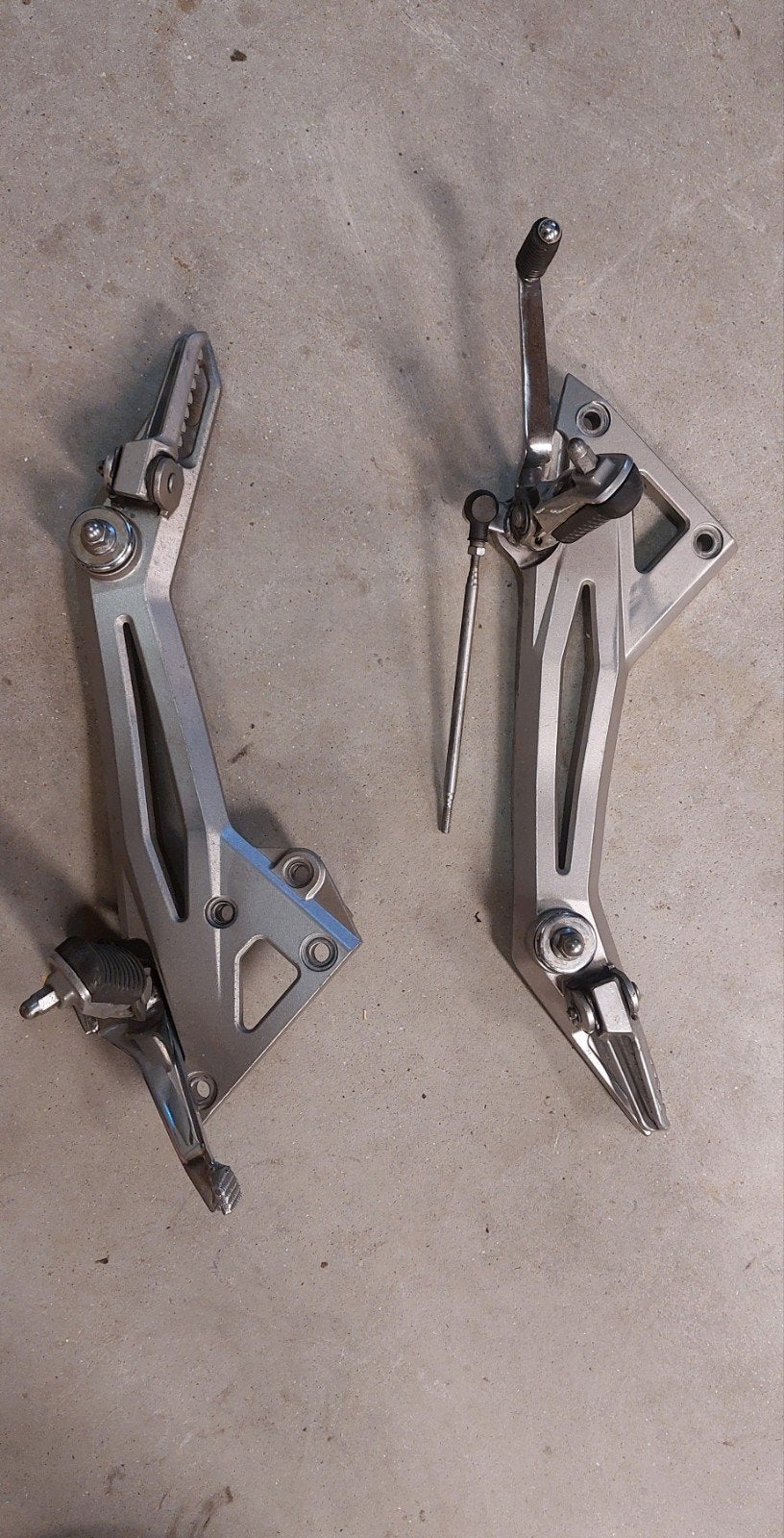 Kawasaki Z1000 2003 uitlaat ophanging met duo steps, Ophalen of Verzenden, Gebruikt