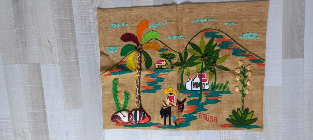 Wandkleed Aruba, Antiek en Kunst, Ophalen