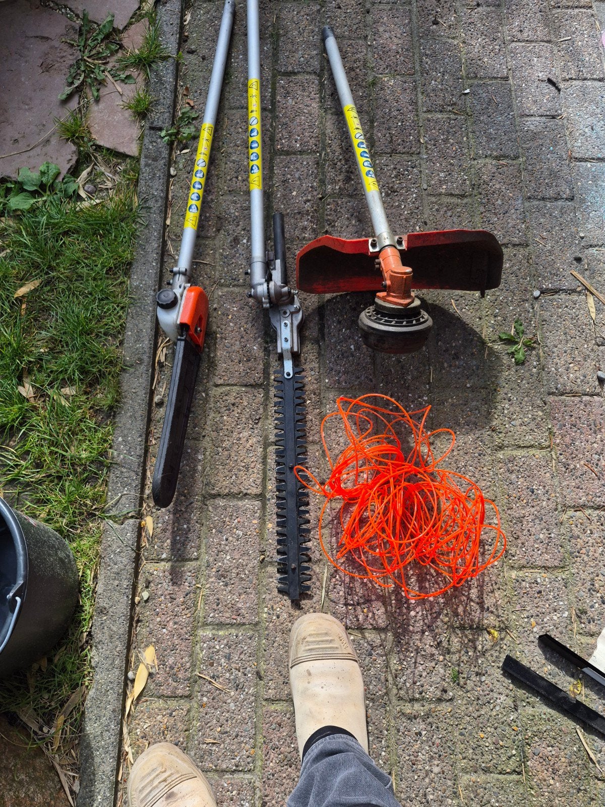 Kibani Combitool TBM520 - Start en loopt, Ophalen, Gebruikt, Benzine-grasmaaier, Kibani