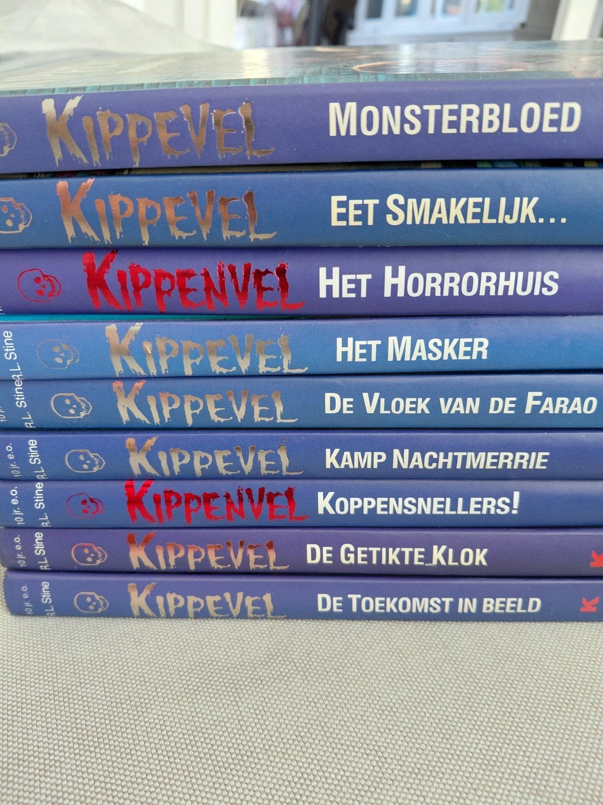 Kippenvel boekenreeks - 9 griezelige verhalen, Ophalen of Verzenden, Gelezen, R.L. Stine, Fictie