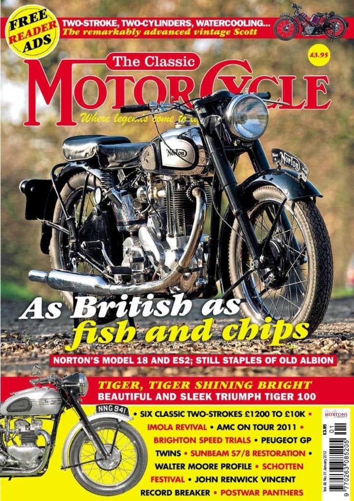 The Classic Motorcycle januari 2012, Verzenden, Gelezen