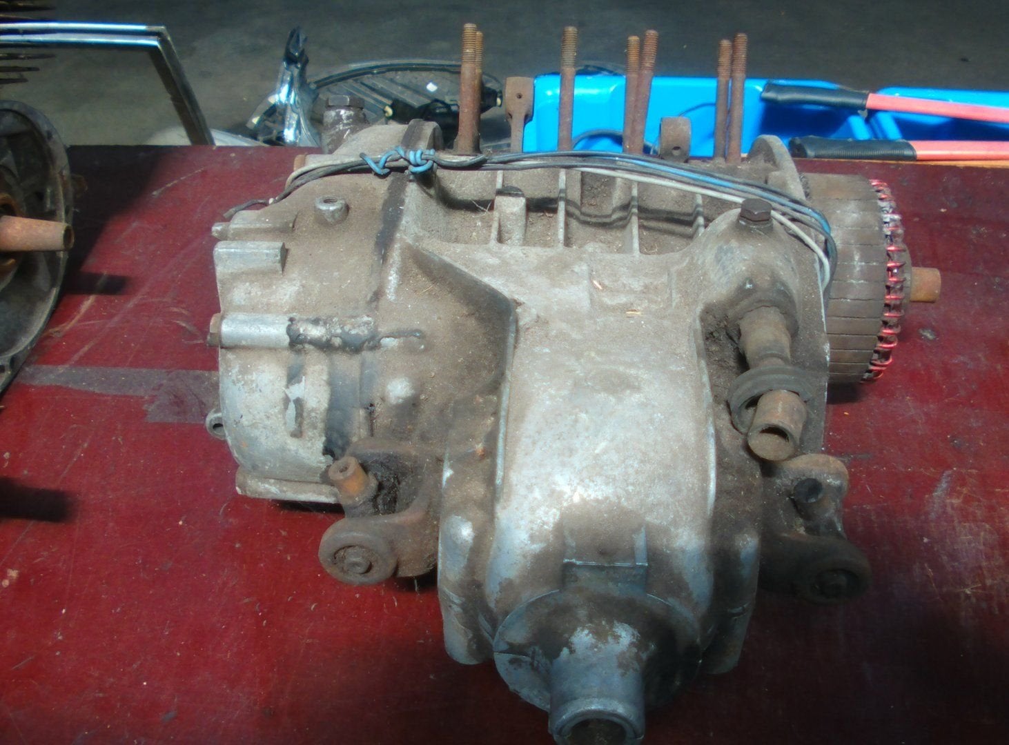 motorblok voor onderdelen goggomobil ts250  1962, Auto-onderdelen, Gebruikt, -, -, Ophalen of Verzenden