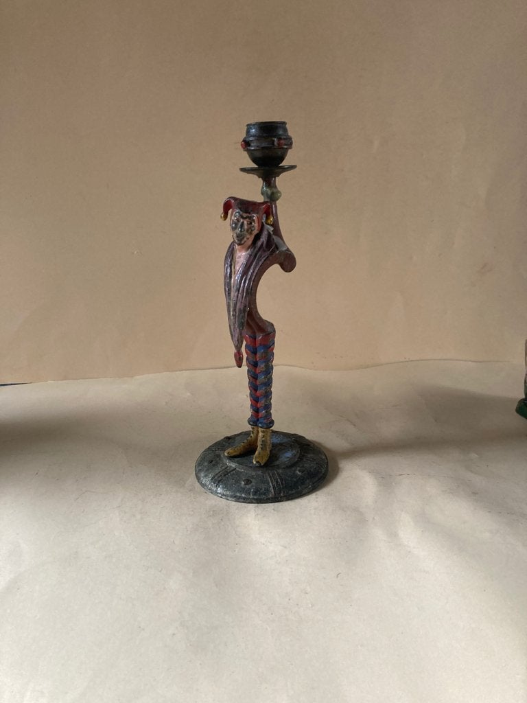 Harlekijn kandelaar, Antiek en Kunst, Ophalen of Verzenden