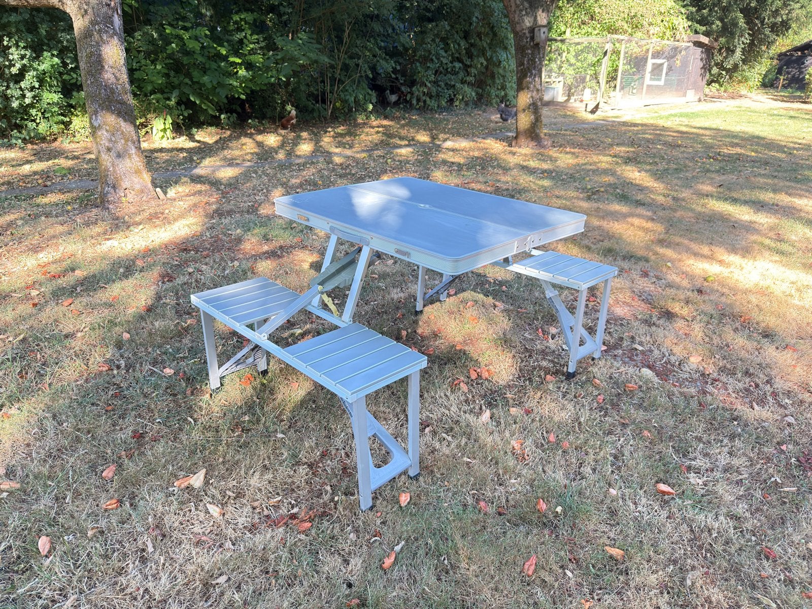 Campingtafel - picknick -  opvouwbaar Bo Camp, Caravans en Kamperen, Kampeermeubelen, Ophalen, Gebruikt, Campingtafel