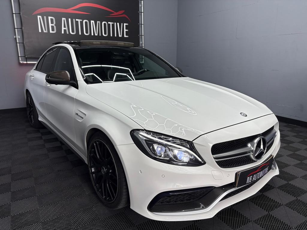 Mercedes-Benz C-klasse AMG C63 S V8 Biturbo, Auto's, Automaat, Achterwielaandrijving, Gebruikt, 510 pk