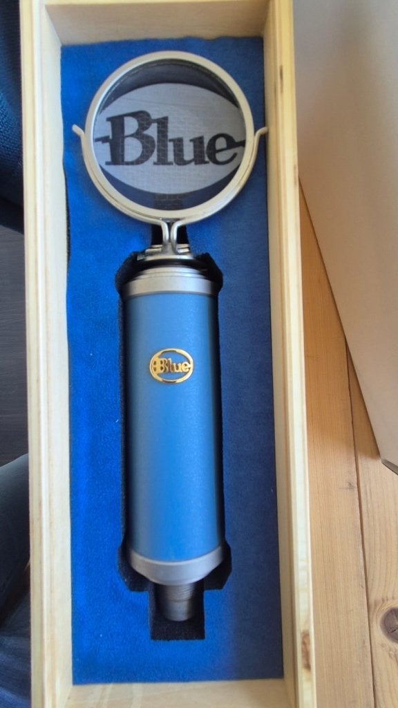 Blue Bluebird condensator microfoon Defect, Muziek en Instrumenten, Ophalen, Gebruikt, Studiomicrofoon