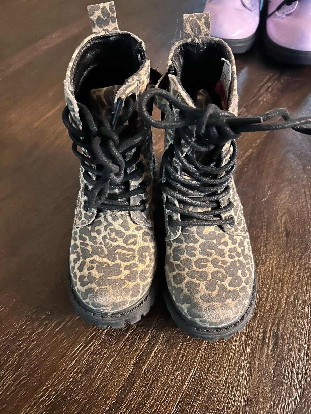 Leopardprint laarzen voor kinderen maat 24, Ophalen of Verzenden, Gebruikt, Jongen of Meisje, Laarzen