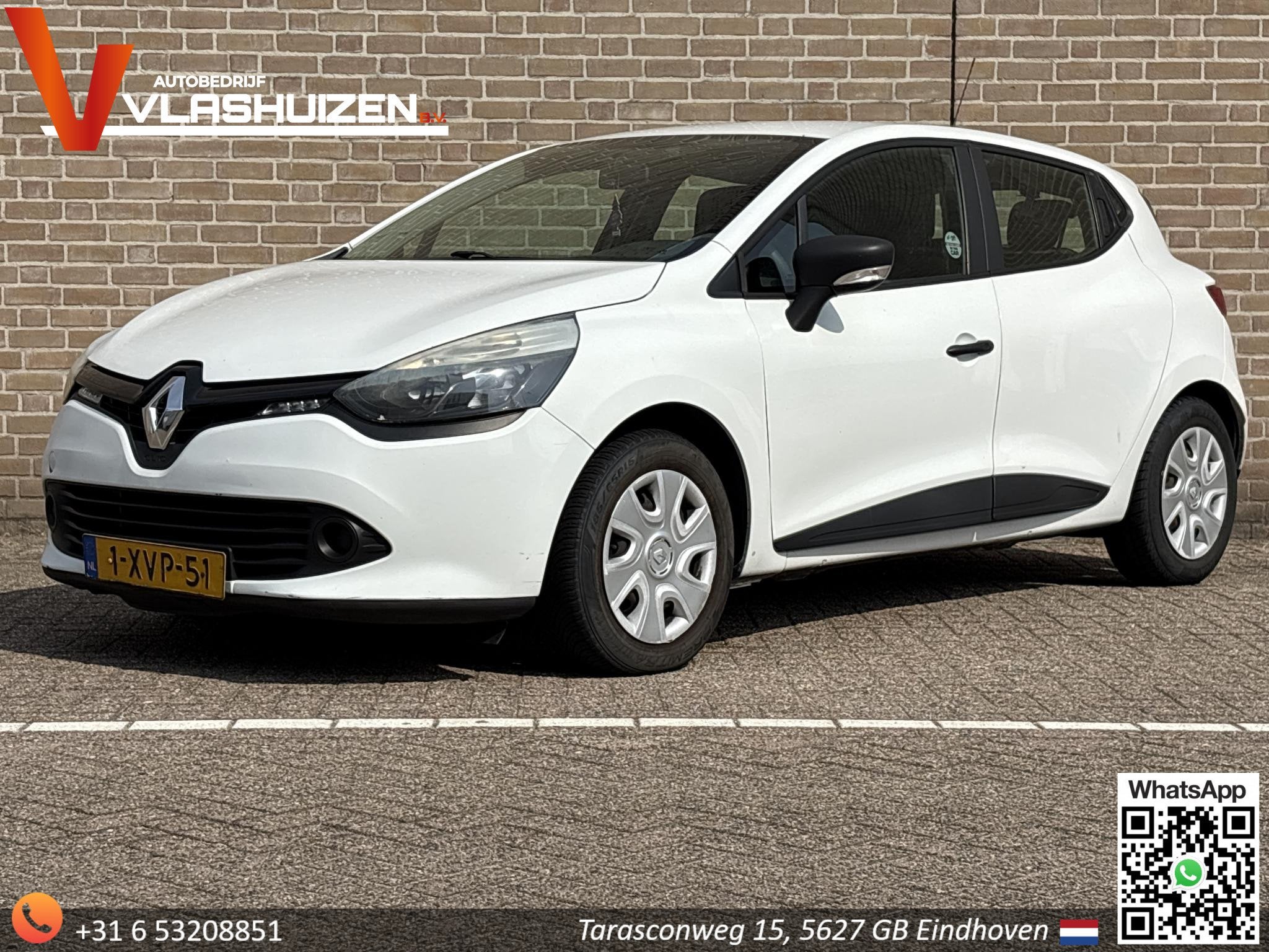 Renault Clio 1.5 dCi ECO Authentique | € 2.850,- NETTO! |, Auto's, Voorwielaandrijving, Stof, Gebruikt, Zwart