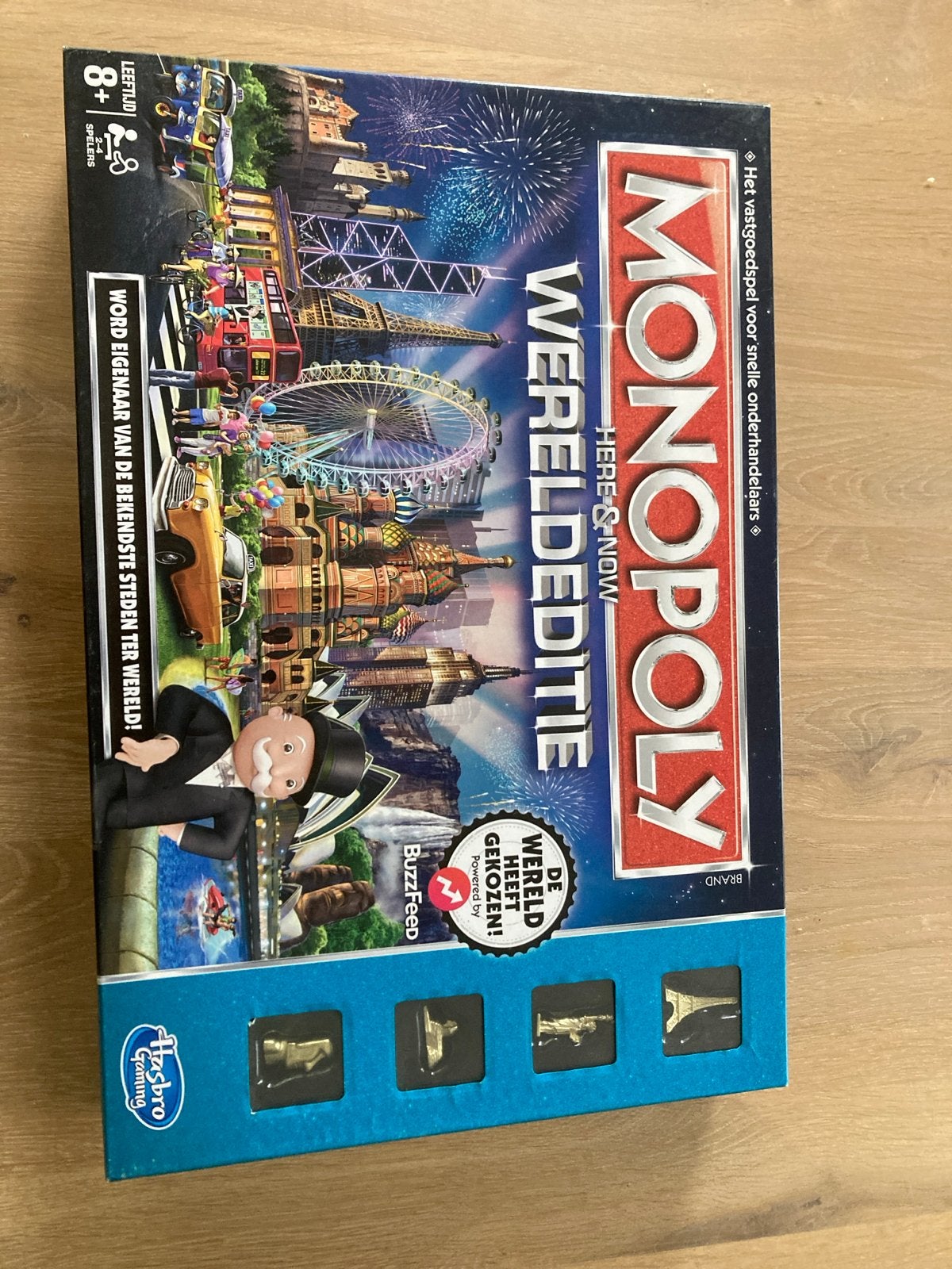 Monopoly Wereldeditie - Here & Now, Drie of vier spelers, Ophalen, Zo goed als nieuw
