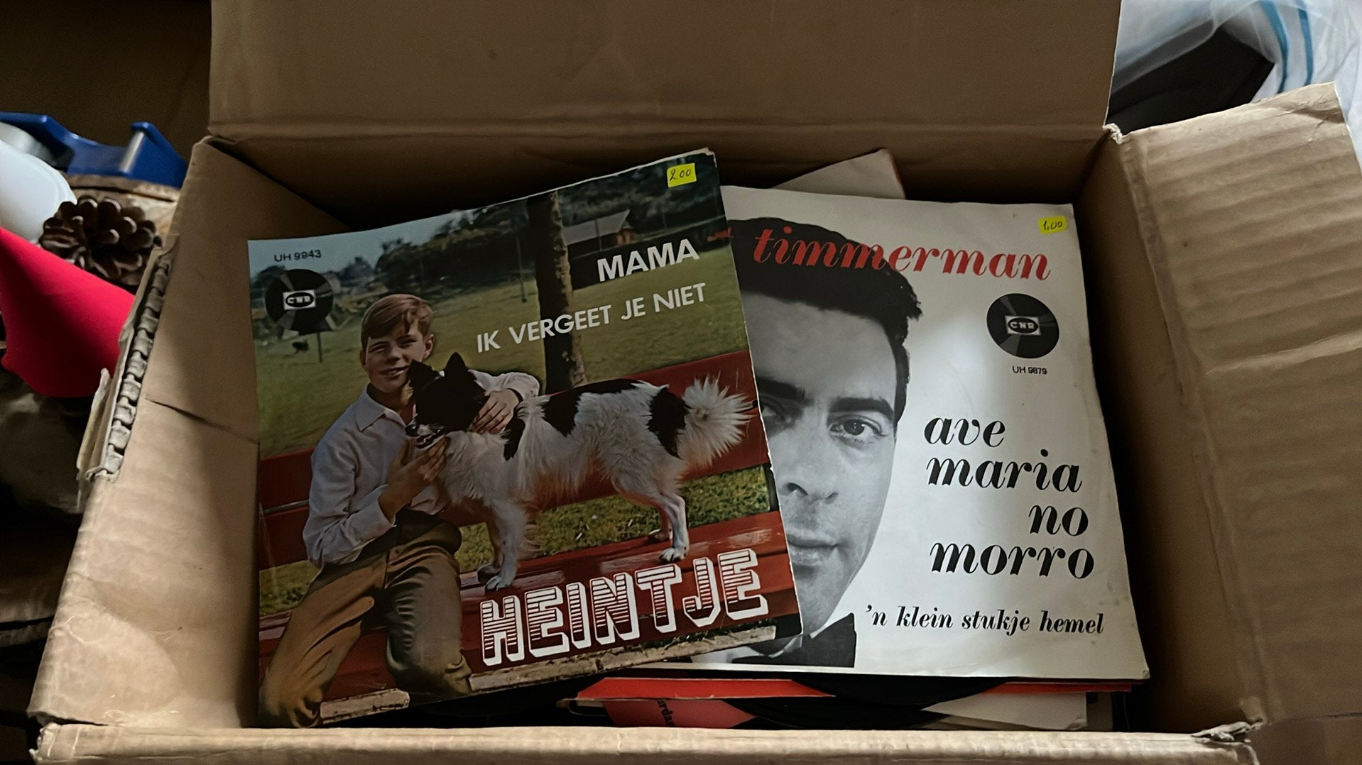 Doos vol oude singletjes., Ophalen of Verzenden, Gebruikt, Overige genres