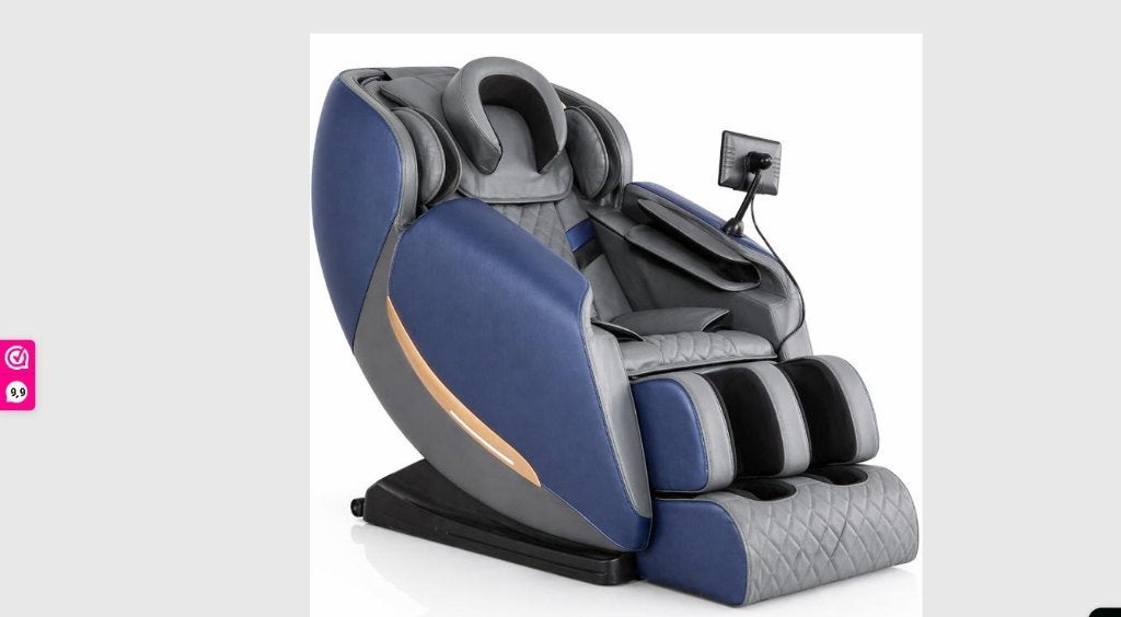 AlienComfort Massagestoel LUNA Blauw - Nieuw, Ophalen of Verzenden, Nieuw, Massagestoel of Kussen